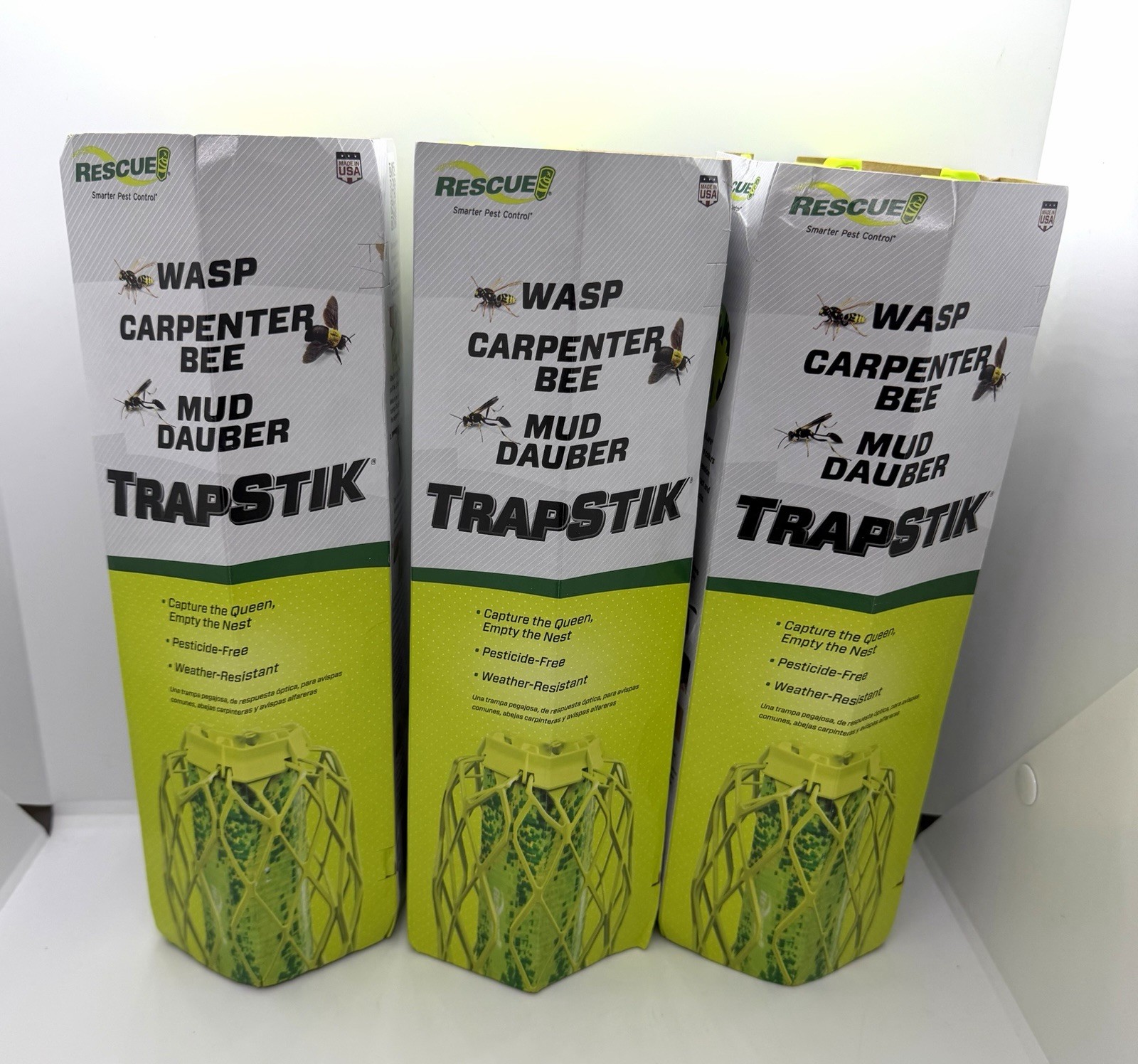 Pest Control Sticky Trap Carpenter Bees & Wasps Elimination Pack Of 3 gallery