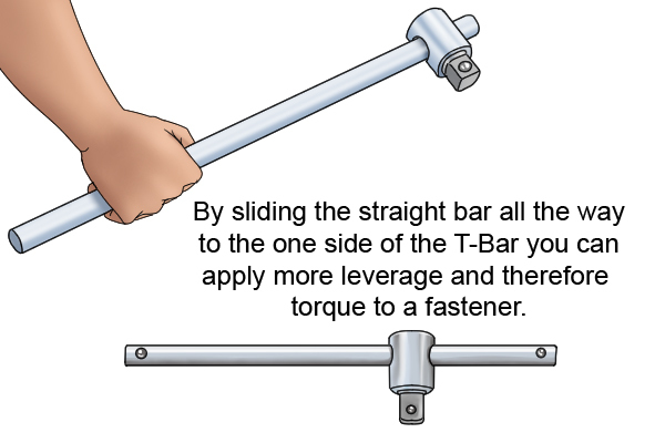 New 1/2" 10" Sliding T-Handle Socket Breaker Bar Wrench 1/2 in Drive Ratchets gallery
