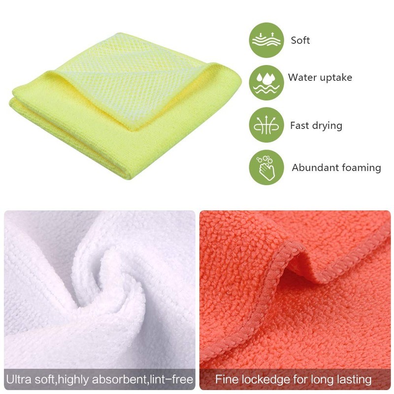 Microfiber Dish Cloths for Washing Dishes Towels Best Kitchen Washcloth Clean... gallery