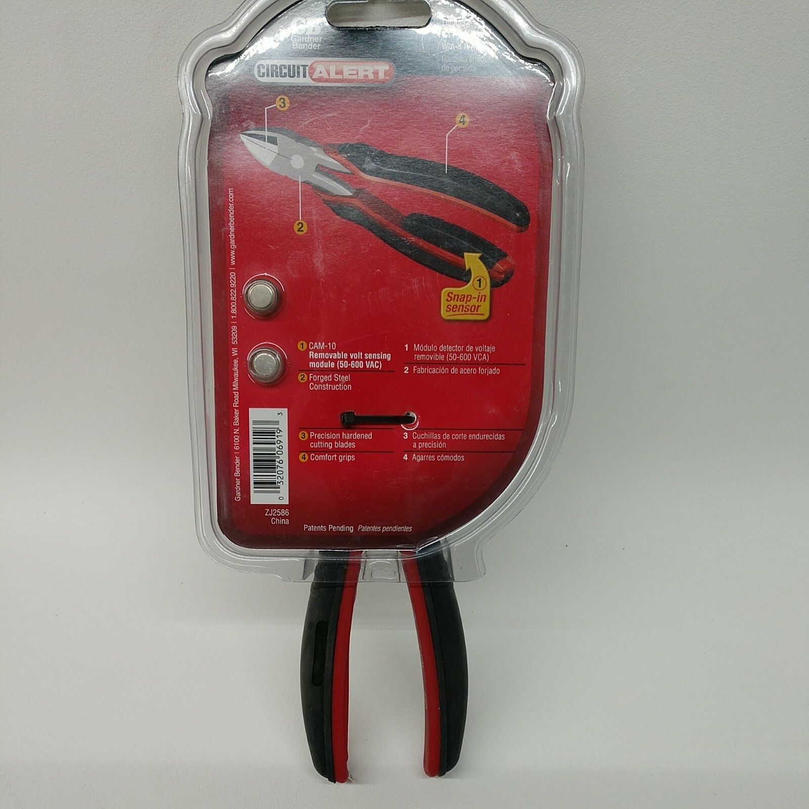 GARDNER BENDER GB Diagonal Pliers 7 Inch Cutter Voltage Sensing CHN GPT-70 gallery