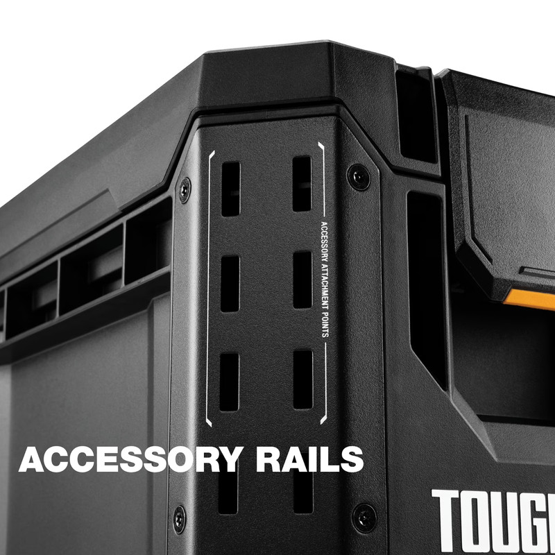 TOUGHBUILT STACKTECH Compact 10.4-in x 13.5-in x 16-in Plastic/Metal Tool Box gallery