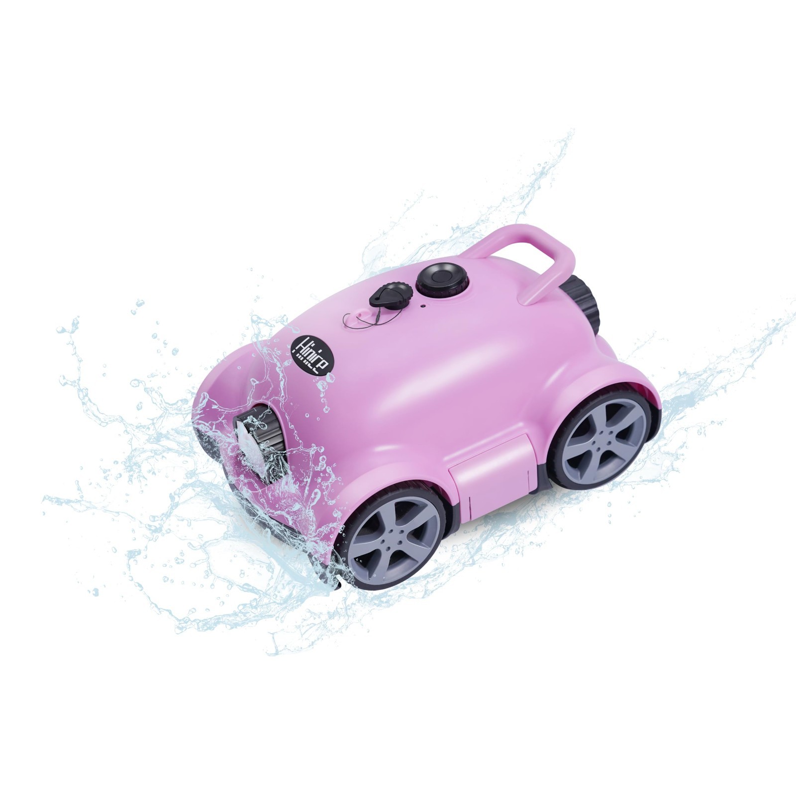 Hinice Cordless Robotic Pool Cleaner Automatic Vacuum 150 Min 2200 Sq.Ft. Pink gallery