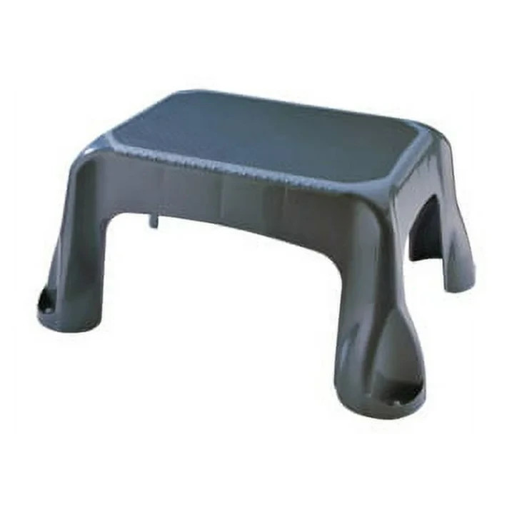 Rubbermaid Plastic Step Stool, In-Mold Tread, 1-Step, Gray gallery