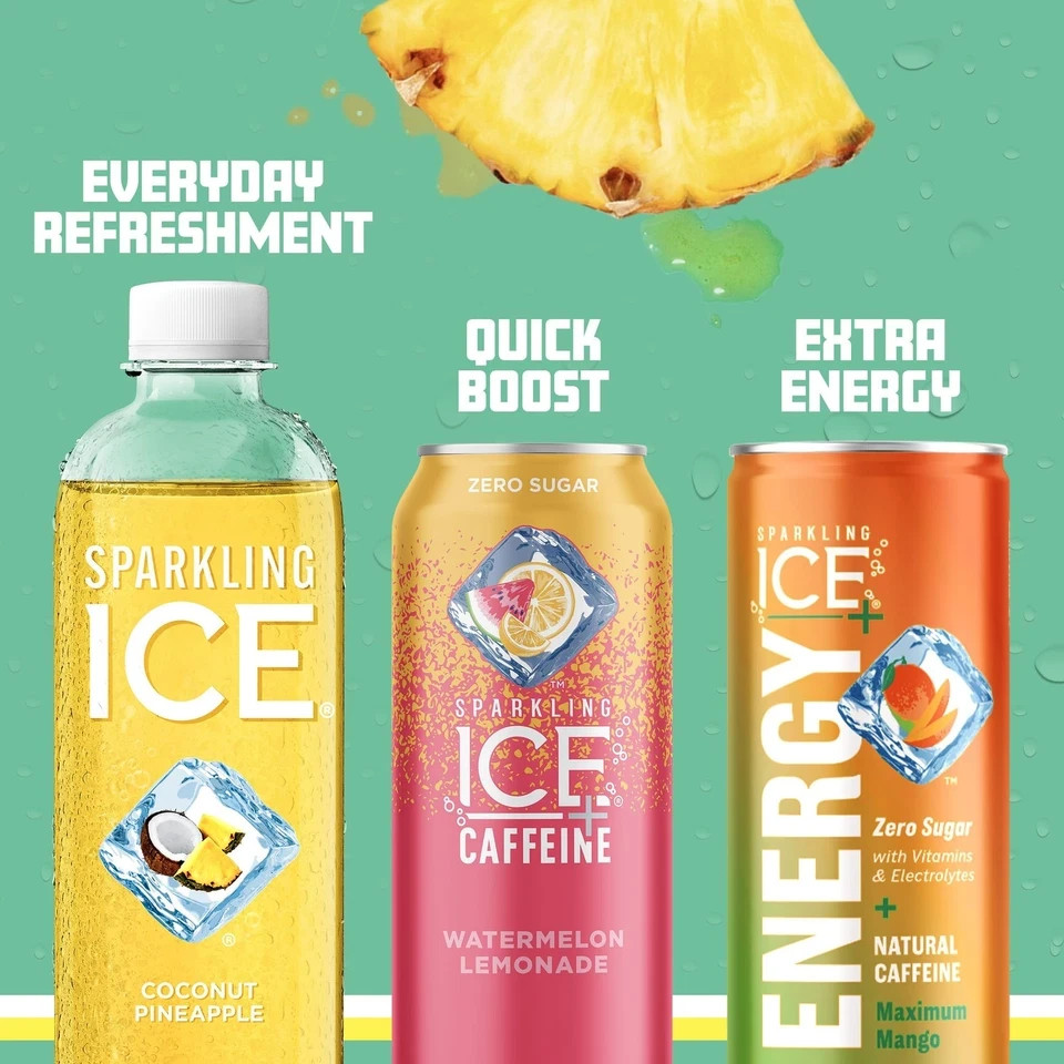 Sparkling Ice, Coconut Pineapple Sparkling Water, Zero Sugar Flavored gallery