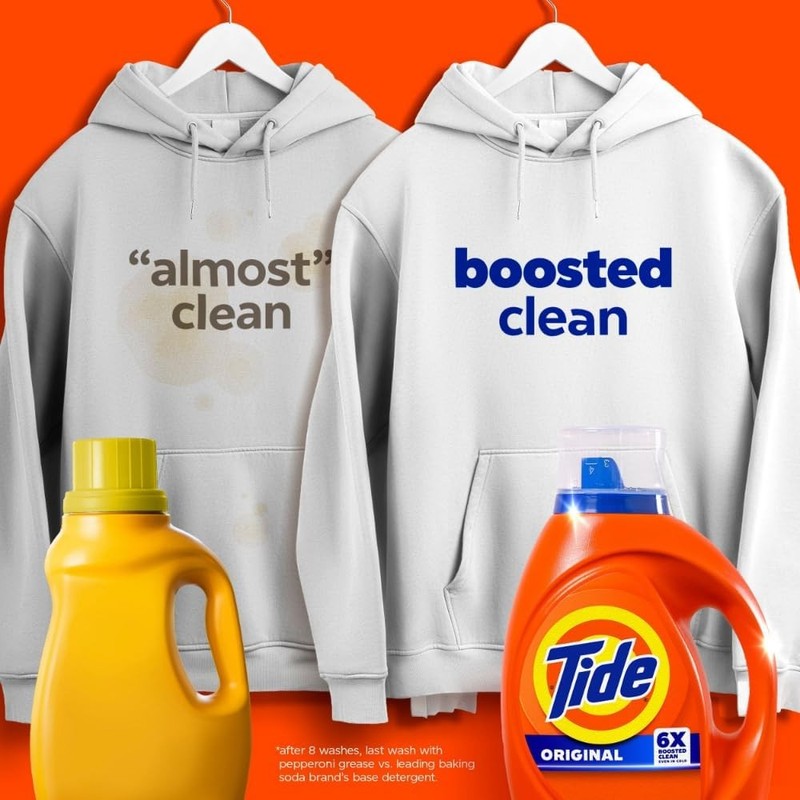 Tide Laundry Detergent Liquid, Original Scent, 64 Loads, 80 FL OZ gallery