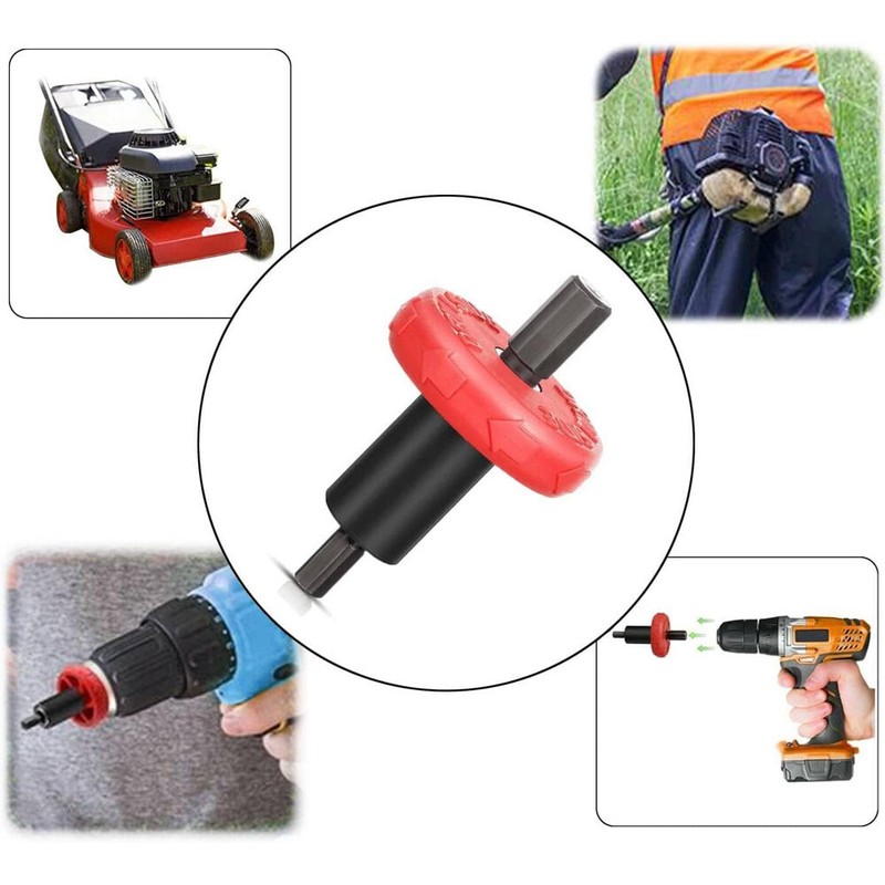 Drill Bit Adapter for Troy Bilt Trimmer Jump Start Electric Engine Easy Starter gallery