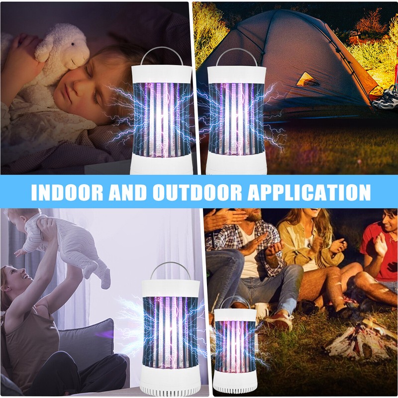Electric Mosquito Insect Killer Fly Bug Zapper LED Light Trap Pest Control Lamp gallery