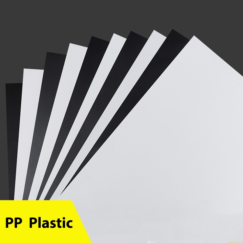 Polypropylene Sheet PP Plastic Thin Plate White/Black Sanding Sheets 0.3mm-2mm gallery