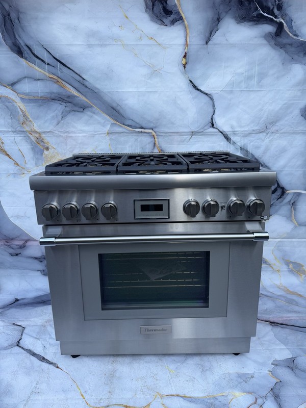 Thermador Range 36” Pro Harmony - Model PRG366WH - All-Gas (120) + Warranty gallery