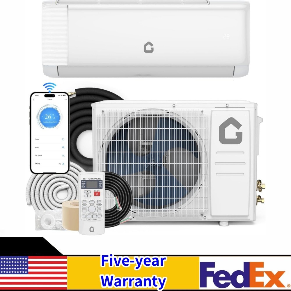 📶📶12000 BTU Mini Split Air Conditioner Ductless 21SEER Inverter AC with Heat P gallery