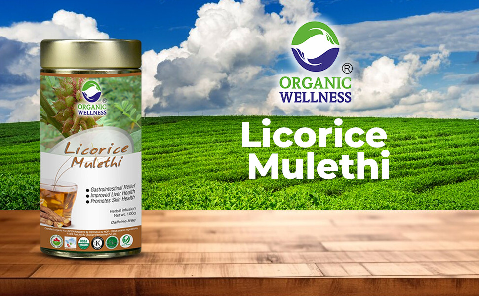 Organic Wellness Licorice Tea 100 Gram Tin gallery