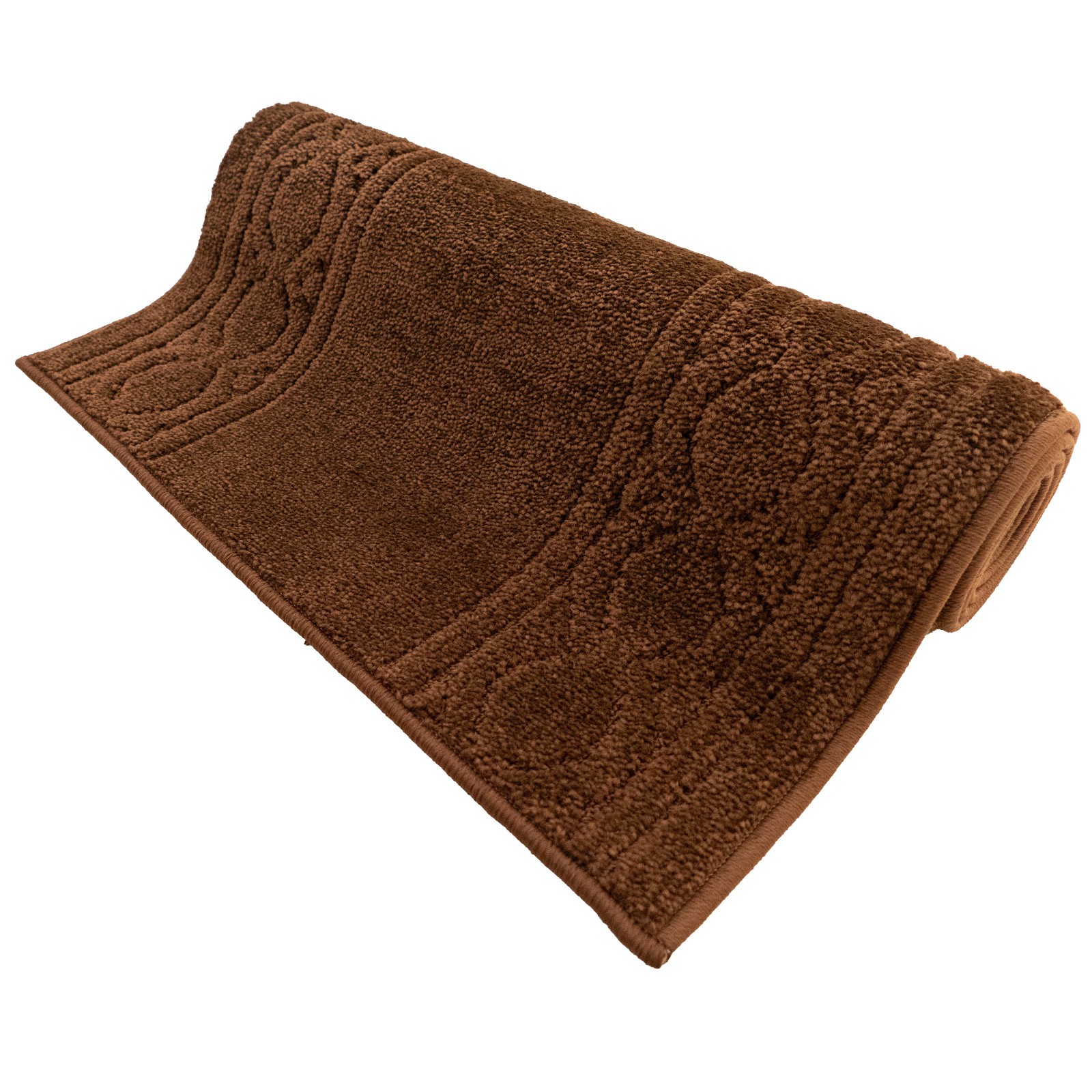 Custom Size Brown Moroccan Trellis Design Washable Runner Rugs 26"/30/36" Wide gallery