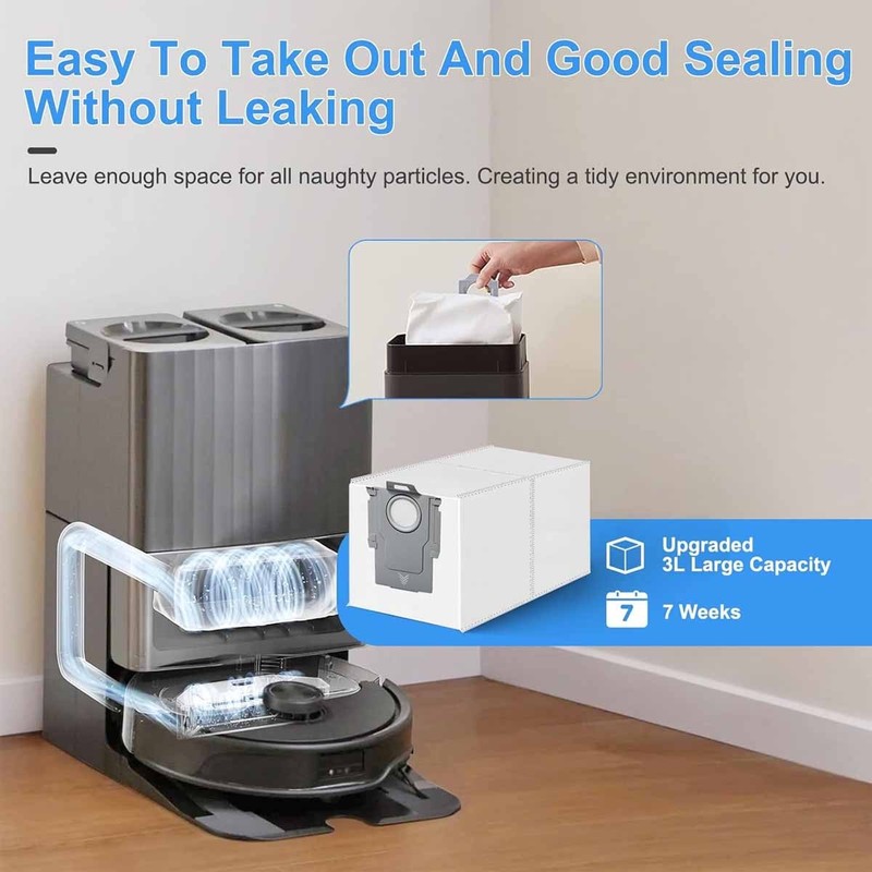 20 Pack Dust Bag Replace for Roborock Qrevo Master/Qrevo Plus Vacuum Cleaner gallery