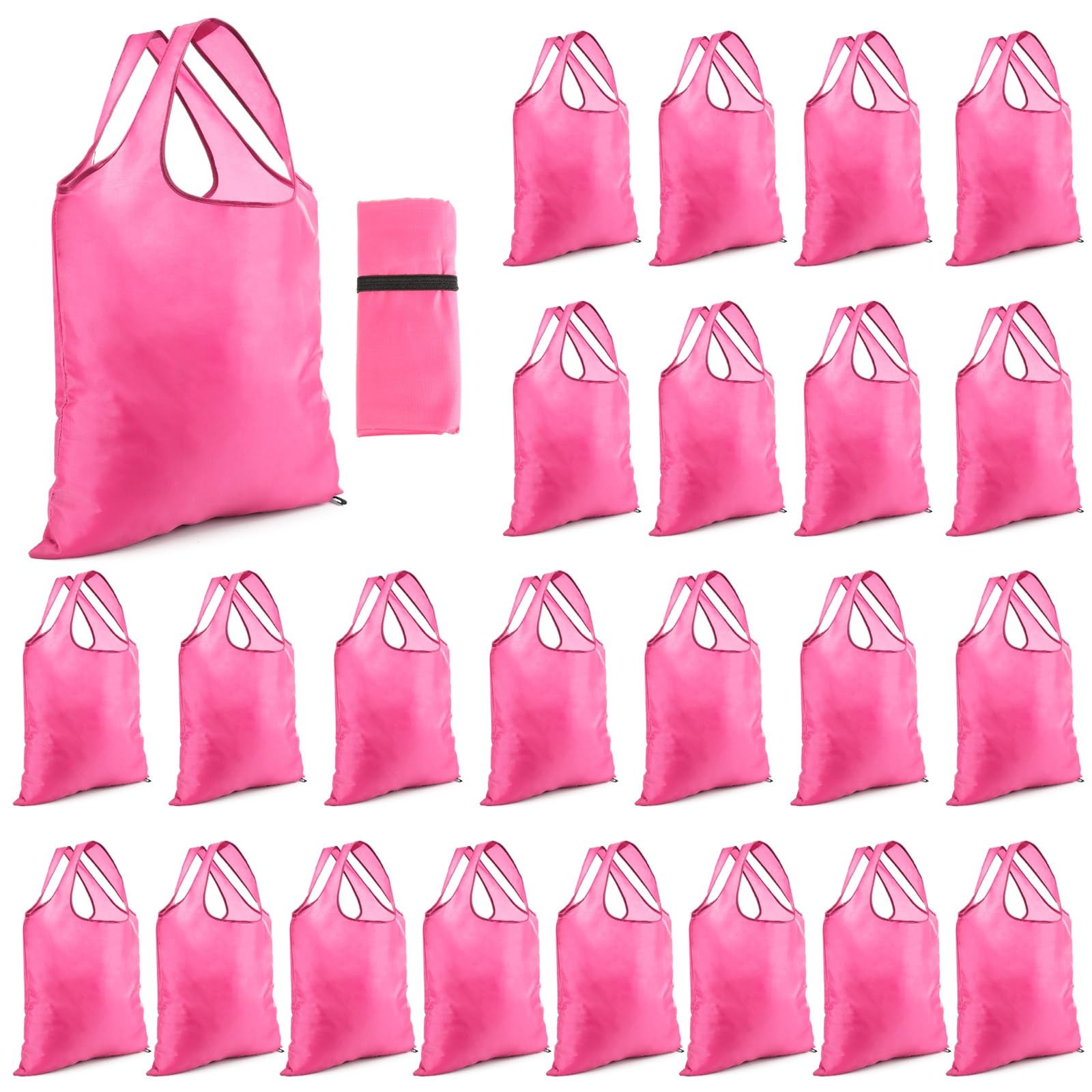 Reusable Grocery Bags Bulk Recycle Shopping Handles Washable Tote 24 PCS gallery