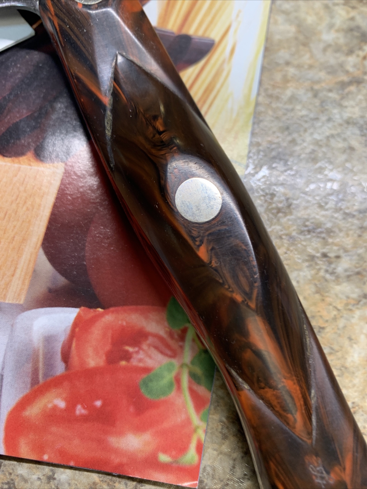 CUTCO 1725 Chef Knife Sharp! Factory Fresh! Classic/Brown/Black/Orng Choose Qty gallery