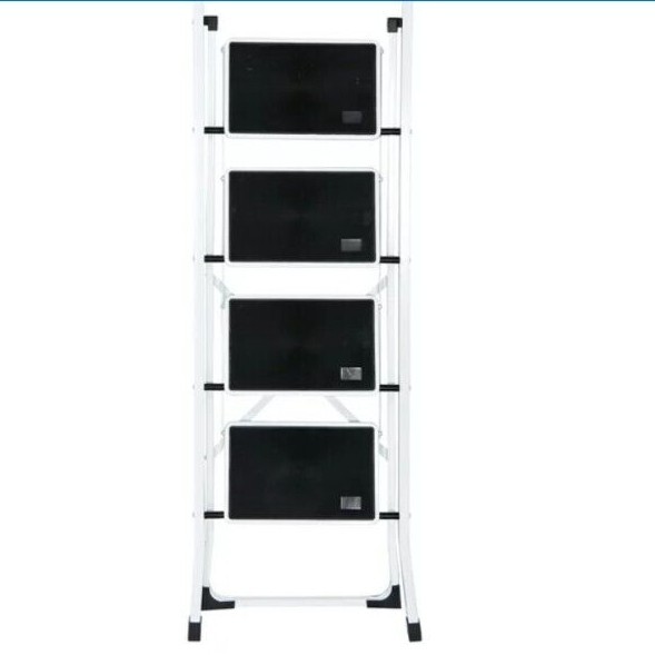 ZENY Portable 4-Step Ladder: Foldable, Handgrip, Anti-Slip - 330 lbs Capacity gallery