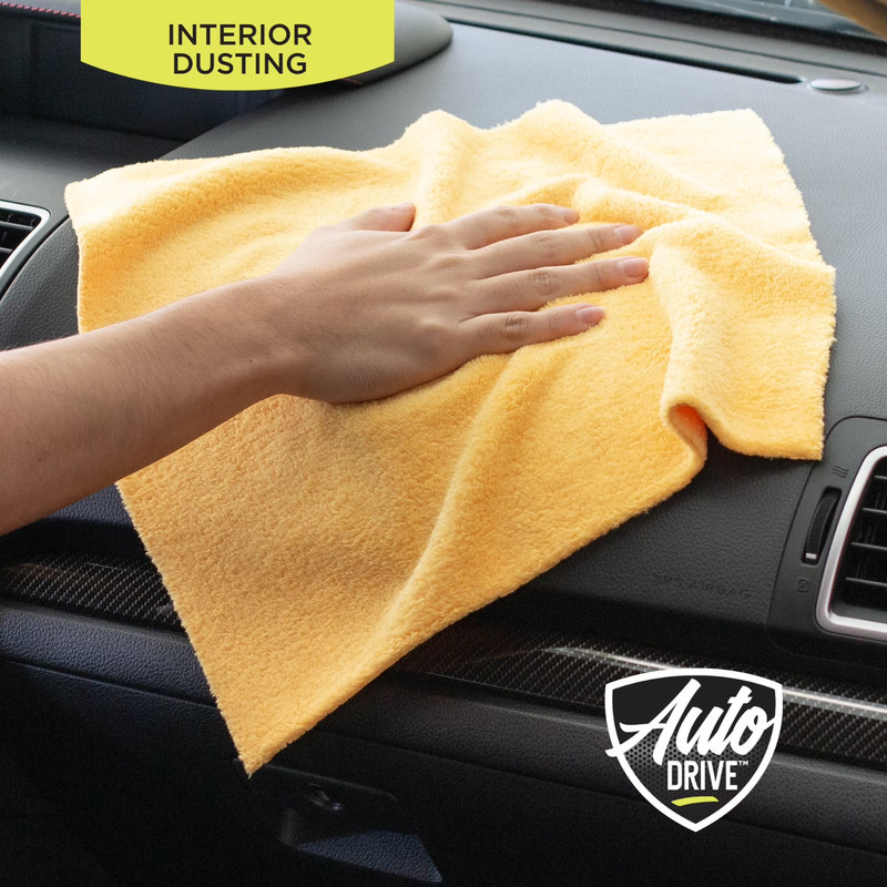(3 Pack) Auto Drive Multi Purpose Microfiber Cleaning Towels 24-Wipes Detailer gallery