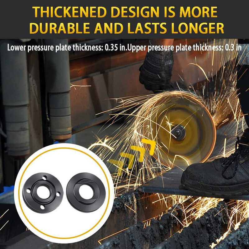 7PCS Angle Grinder Nut Angle Grinder Flange Wrench, Premium Flange Metal Lock gallery