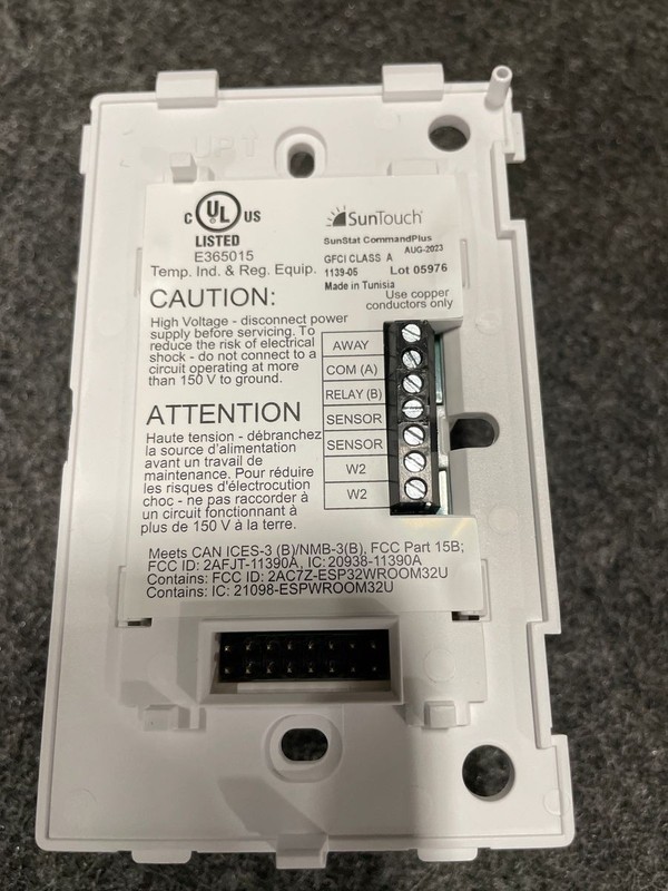 SUN TOUCH 500950-SB SunStat Command Plus Programmable Wi-Fi Thermostat 81021154 gallery