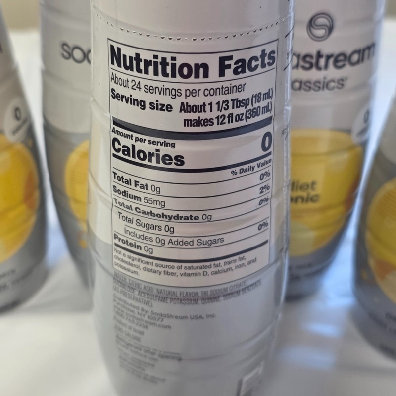 SodaStream Diet Tonic, 14.9 oz 440ML each 5 Pack NEW SEALED gallery