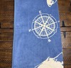 ChappyWrap Reversible Blanket, 60" x 80"' Cape & Islands Ocean Blue/Cream Read gallery