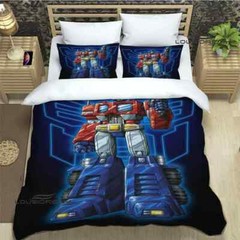 boys Transformers anime Bedding set duvet cover bed comforter set pillowcase