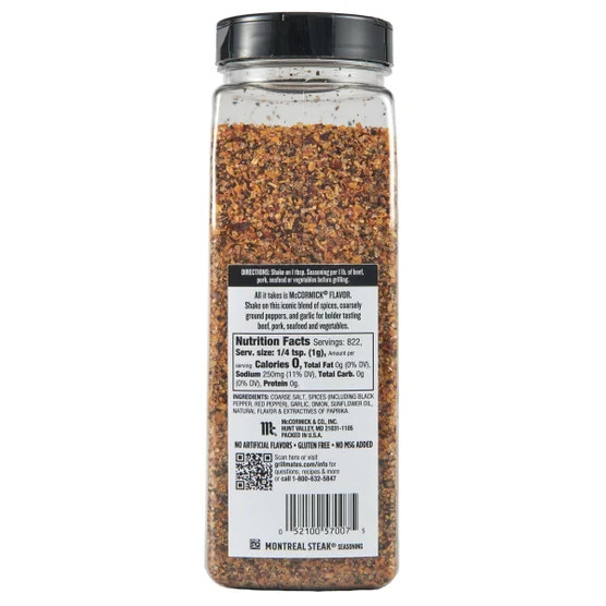 2-Pack McCormick, Grill Mates, Montreal Steak Seasoning, 29 oz gallery