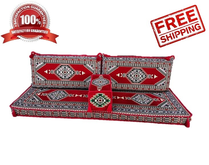 Arabic Sofa Set Turkish Ottoman Kilim Corner Cushion pillows Lounge Couch Cover gallery