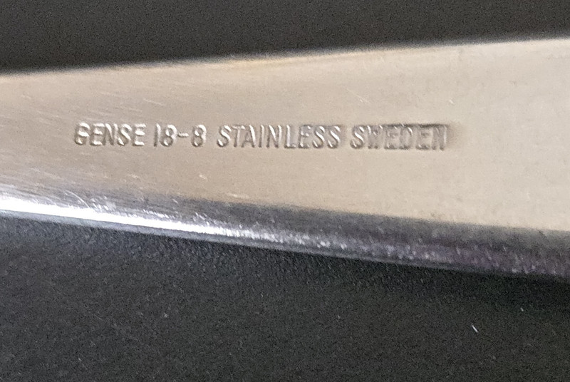 25 pc GENSE FOCUS Stainless Flatware Sweden Folke Arstrom MCM 50s Satin Lot gallery