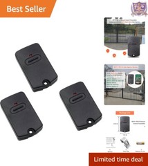 FM135 Gate Opener Remote Control – Compatible with Mighty Mule & GTO – 3 Pack