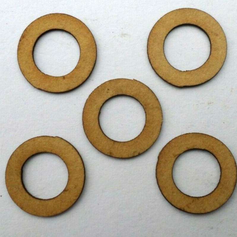 5pcs Lawn Mower Float Bowl Nut Gasket Fits Many Briggs Carb 5/16 Jet Screw USA gallery