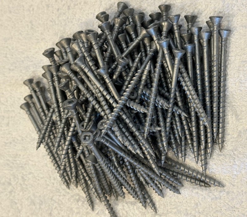 Deck Screw Loose Bulk #8 x 3” Waxed #2 LOX Decking Screw Galvanized gallery