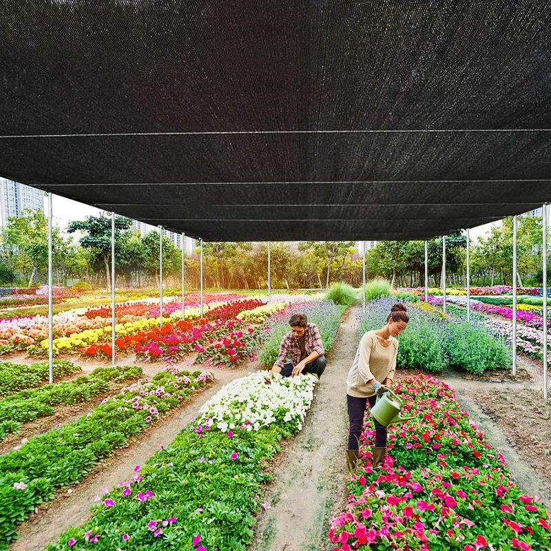 Durable 70-90% Sunblock Shade Cloth - Lightweight & Easy to Hang, 3'x6' gallery