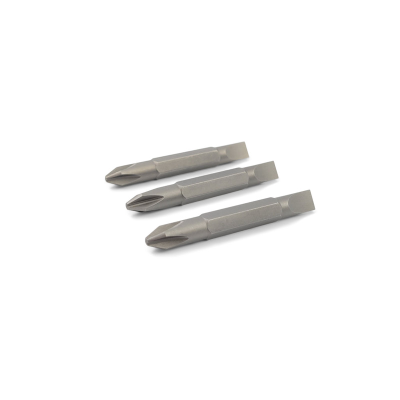 Impact Driver Bit Set for Drill - Double Ended Phillips and Slotted (3-Pack) gallery