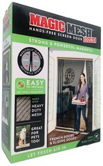 Magic Mesh Hands Free Magnetic Double Screen Door French & Sliding 75 in x 8 in9