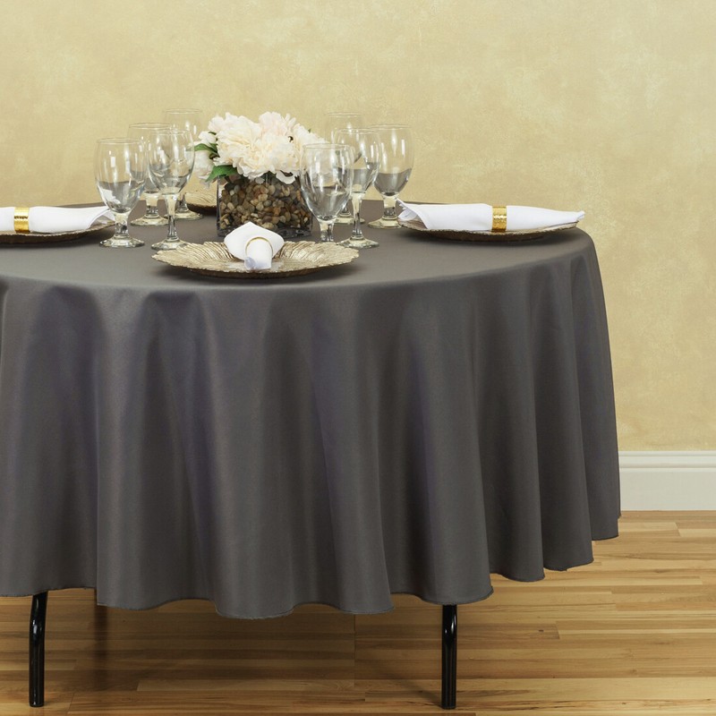 LinenTablecloth 90 in. Round Polyester Tablecloths, 23 Colors! Weddings & Events gallery