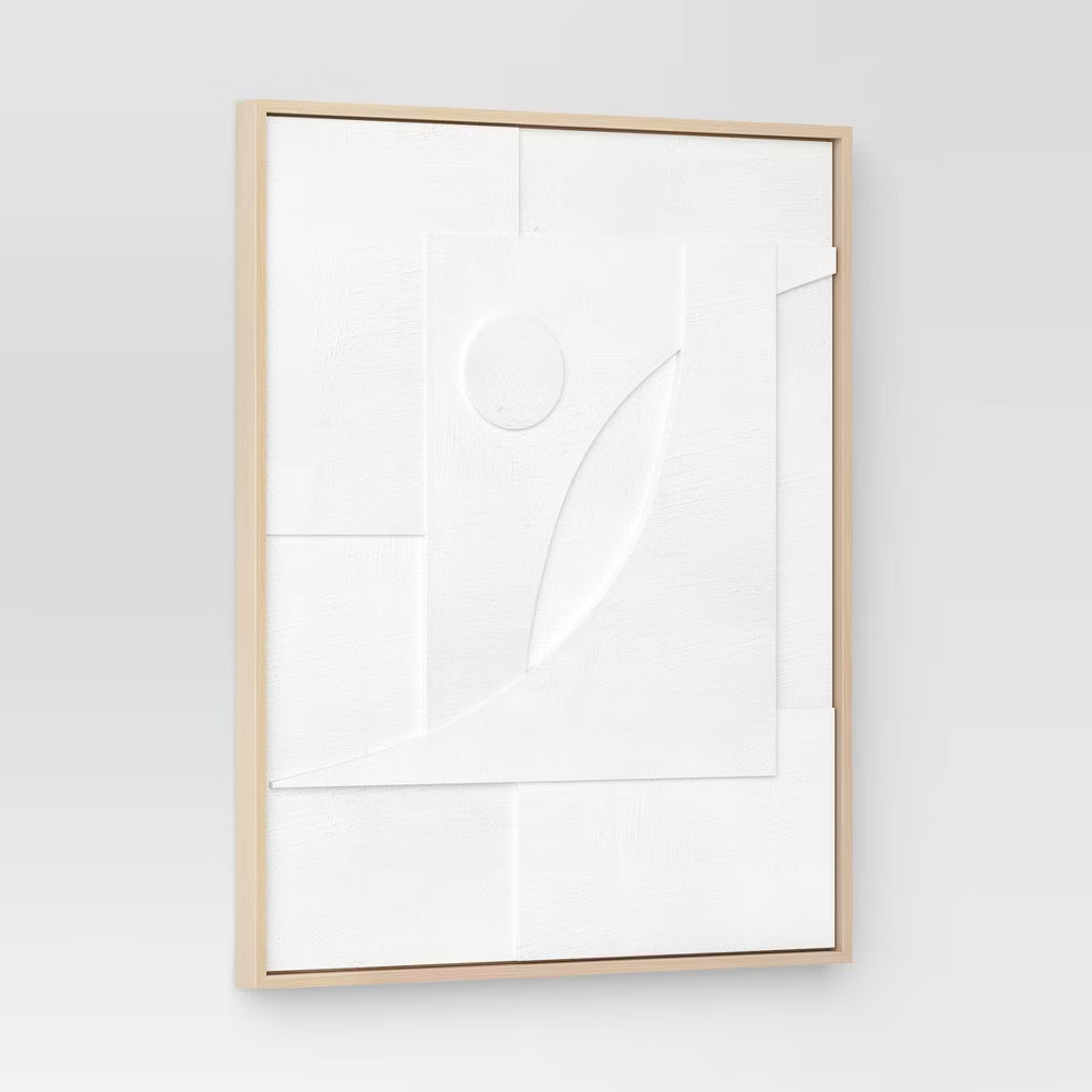 24" x 30" Dimensional II 3D Framed Wall Sculpture with Sand texture gallery