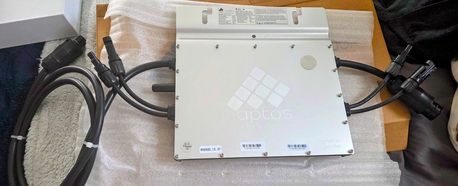 Aptos 800R Micro Inverters For Solar Panels - Easiest to Install - Brand New gallery