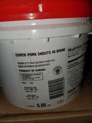 Cured Pork Snouts 6 Lb Select In Braid Contains Up 15% Of Solution Of Saltwater