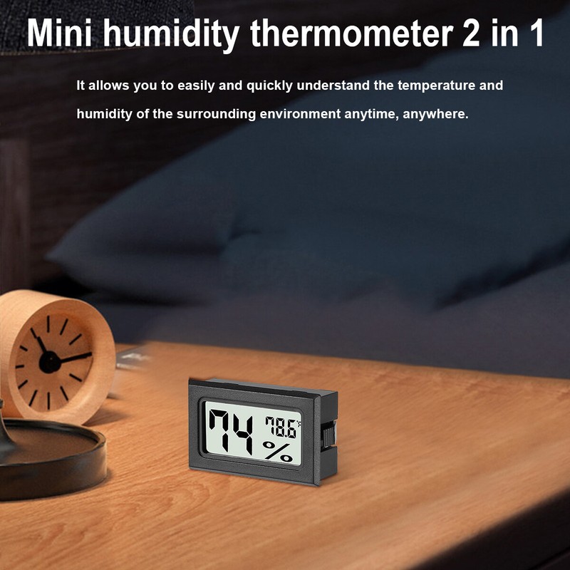 1-100PCS Mini Electronic Temperature Humidity Meters Gauge Indoor For Greenhouse gallery