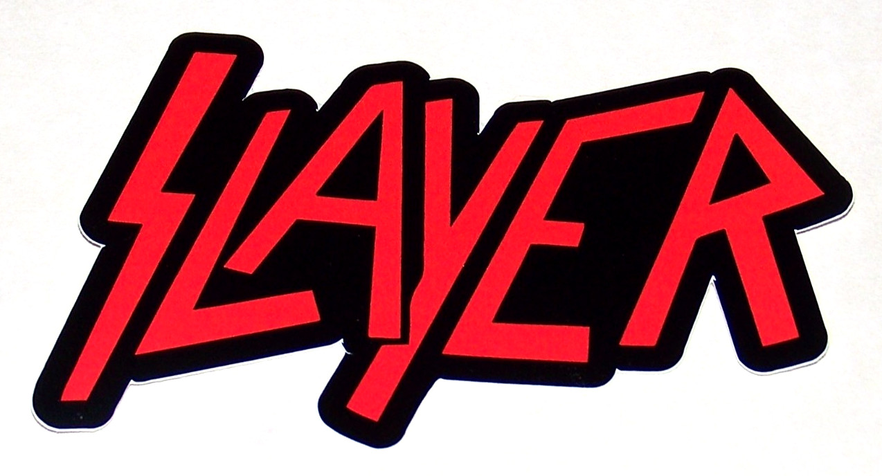 SLAYER - Logo LARGE Die Cut Sticker Decal Official Heavy Metal Music Band gallery
