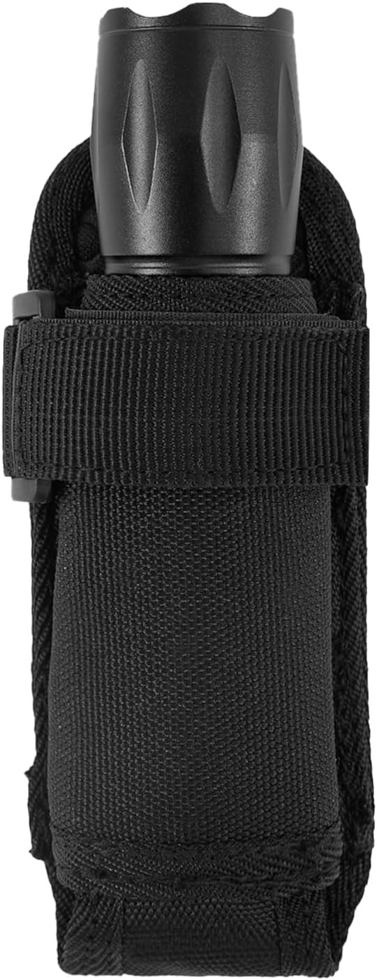 Flashlight Holster,7" Open Top Holder,Molle 7" In Height, Black gallery