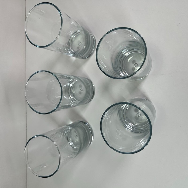 Rain Drop Heavy Weighted Bar Tall Cocktail Drink Glass Glasses NEW! Lot (5x) NEW gallery