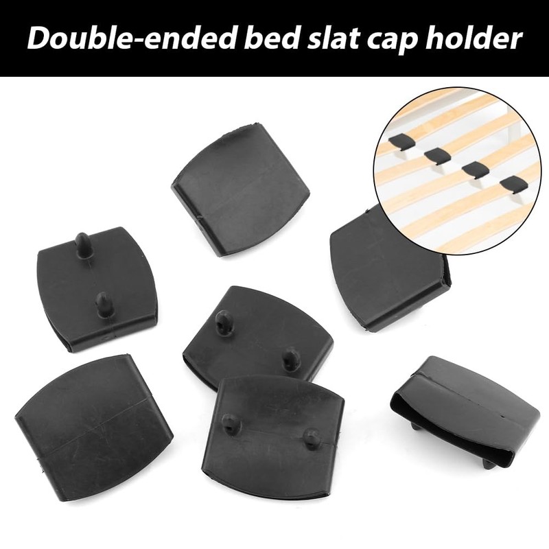 Plastic Replacement Bed Slat Caps Holders for Holding and Securing Wooden Base gallery