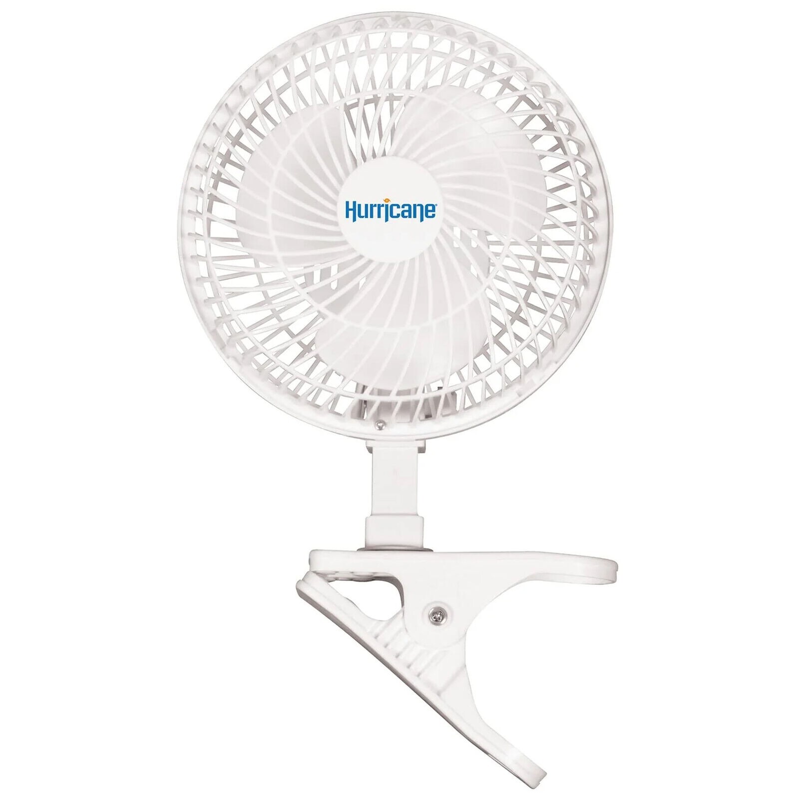 Hurricane Classic 6" Clip Fan, 2 Speed Desk Table Fan w/ Adjustable Tilt, White gallery