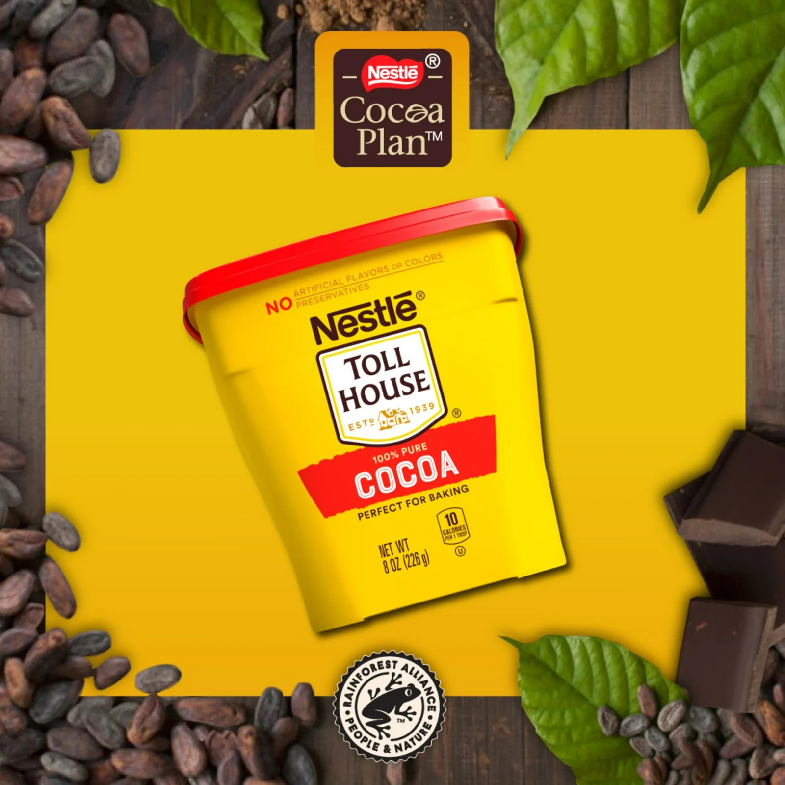 Nestlé Toll House 100% Pure Cocoa, Deep Chocolate Flavor, 8 oz Box gallery