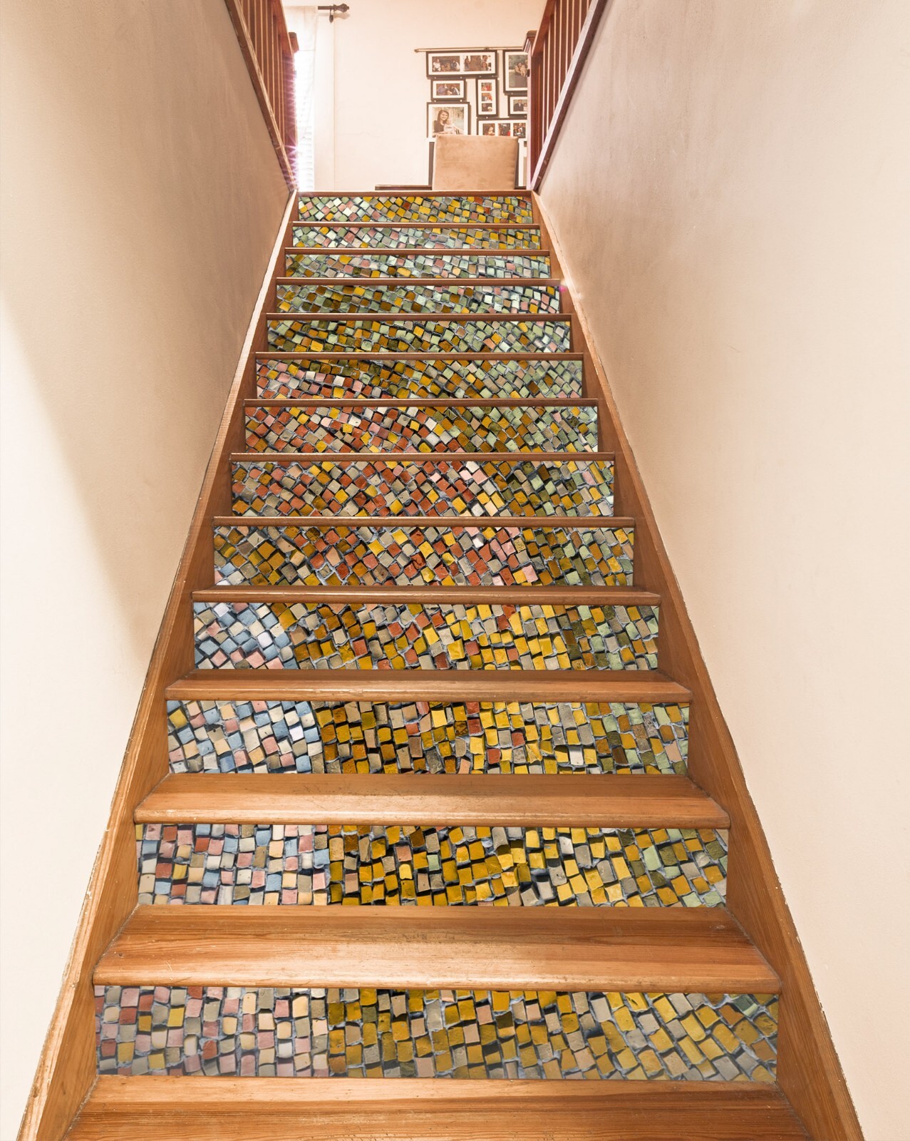 3D Color Pigment AZ474 Stair Risers Decoration Mural Vinyl Wallpaper Kay gallery