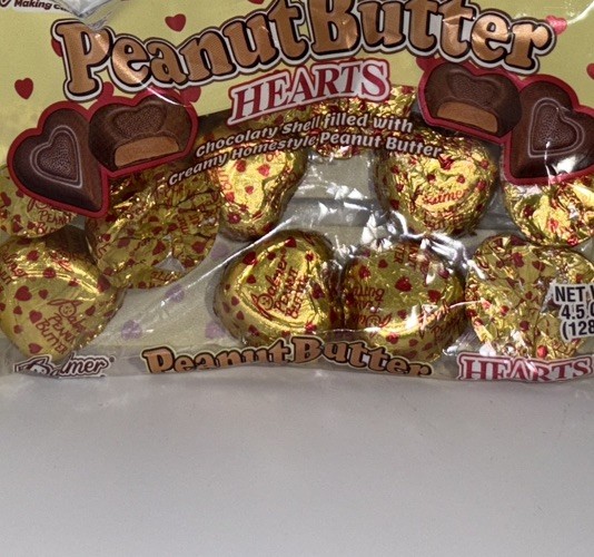 Peanut Butter Hearts Chocolaty Shell Filled W Creamy Peanut Butter 1ea 4.5oz Bag gallery
