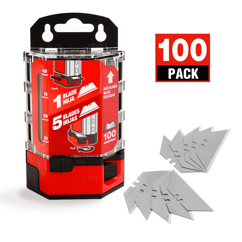 Goldblatt 100-Pack Utility Blades Premium Tempered SK2M Steel with Dispenser NEW gallery