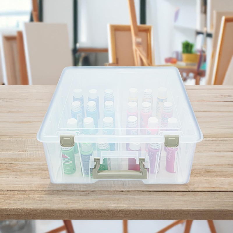 6990SO Super Satchel Double Deep Compartment Box - Art Storage with 8 Removable gallery